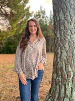 Load image into Gallery viewer, Montana Boho Button Up Blouse :: Large
