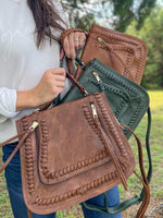 Load image into Gallery viewer, Braided Crossbody :: Coffee
